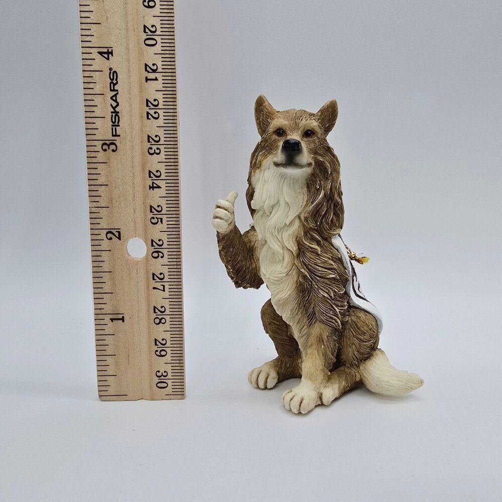TEXAS A&M AGGIES REVEILLE Collie Mascot Ornament - Picture 8 of 8